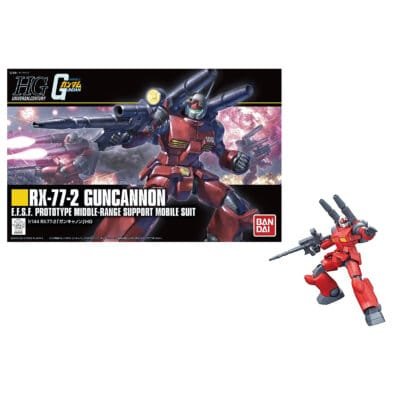Gundam High Grade RX-77-2 Guncannon Model Kit 1/144 Bandai