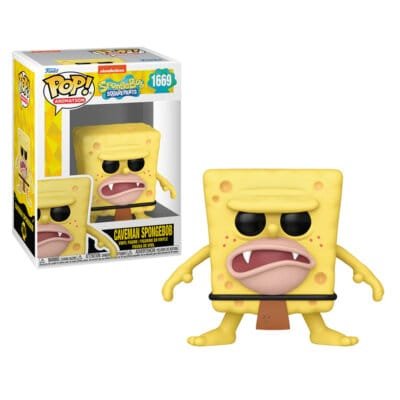Funko Pop SpongeBob Caveman SpongeBob SquarePants Vinyl Figure N° 1669