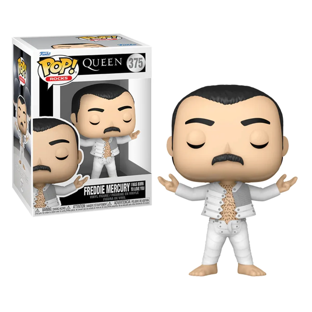 Funko Pop Freddie Mercury I Was Born To Love You Queen Vinyl Figure N° 375