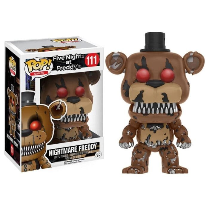 Funko Pop Nightmare Freddy Five Nights at Freddy's Vinyl Figure N° 111