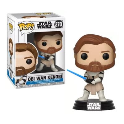 Funko Pop Obi Wan Kenobi Star Wars Clone Wars Vinyl Figure N° 270