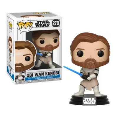 Funko Pop Obi Wan Kenobi Star Wars Clone Wars Vinyl Figure N° 270