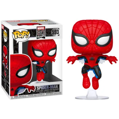 Funko Pop First Appearance Spider Man Marvel 80th Vinyl Figure N° 593