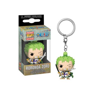 Funko Portachiavi - ONE PIECE - Roronoa Zoro - Pocket Pop Keychains