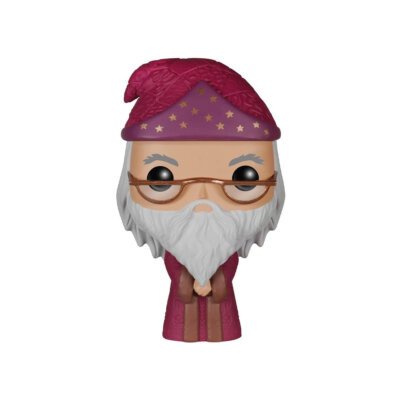 Funko Pop Albus Dumbledore 04 - Figura da collezione di Harry Potter, preside di Hogwarts con cappello decorato e vesti viola