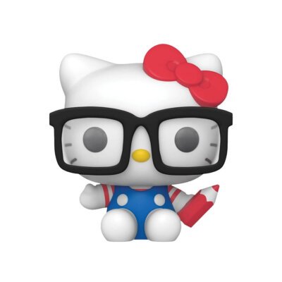 Funko Pop Hello Kitty Nerd 35 - Figura da collezione Sanrio con occhiali e matita