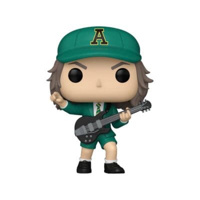 Funko Pop Angus Young Green Outfit AC/DC Rock Vinyl Figure N° 411