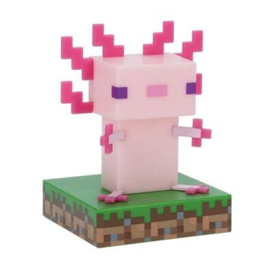 Minecraft Axolotl Icon Light Lampada LED 11 cm