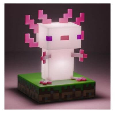 Minecraft Axolotl Icon Light Lampada LED 11 cm