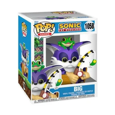 Funko Pop Big the Cat with Froggy Sonic Super Edition N° 1058