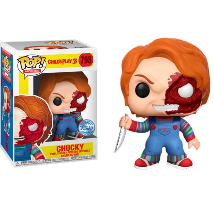 Funko Pop Chucky Half BD Special Edition Movies N° 798