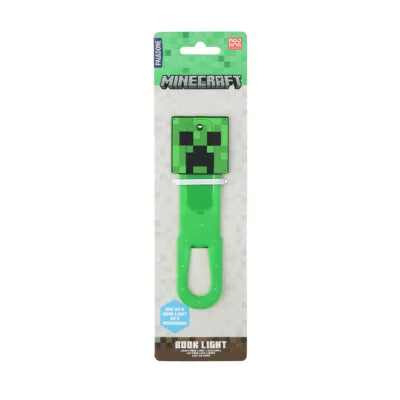 Minecraft Creeper Book Light con Segnalibro LED