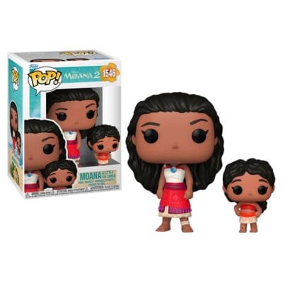 Funko Pop Moana and Simea Pop and Buddy Moana 2 Vinyl Figure N° 1546