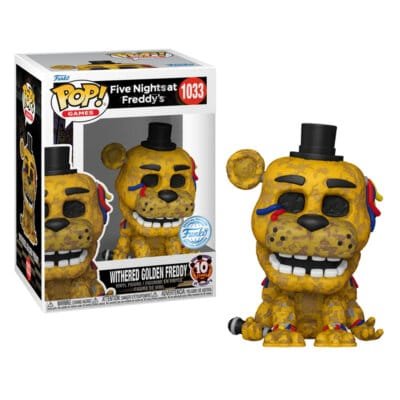 Funko Pop Withered Golden Freddy Five Nights at Freddy's Vinyl Figure N° 1033