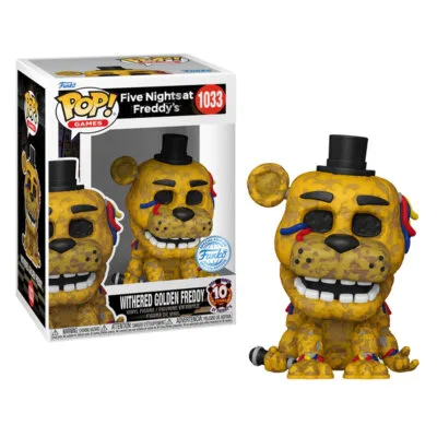 Funko Pop Withered Golden Freddy Five Nights at Freddy's Vinyl Figure N° 1033