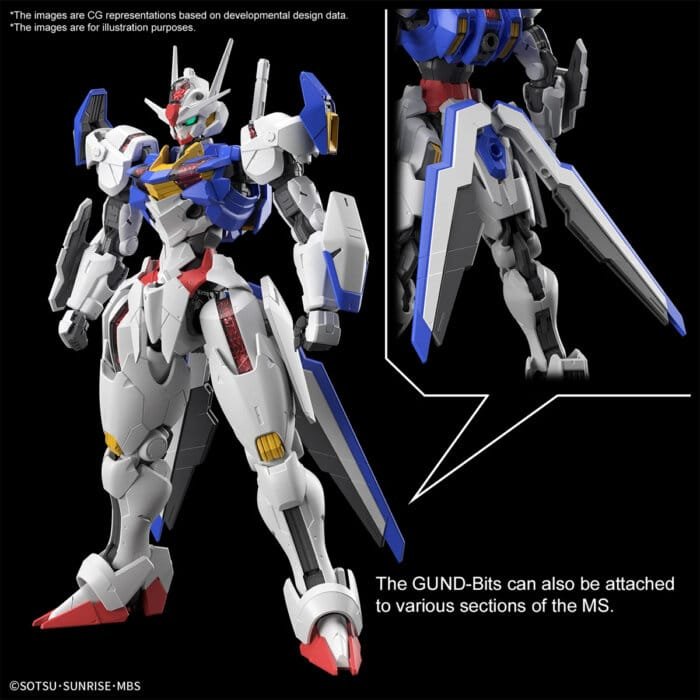 Gundam Aerial Full Mechanics 1/100 Witch from Mercury Model Kit Bandai