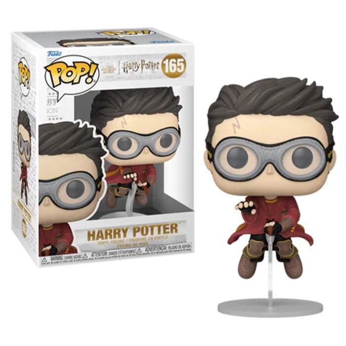 Funko Pop Harry Potter with Broom Quidditch Vinyl Figure N° 165