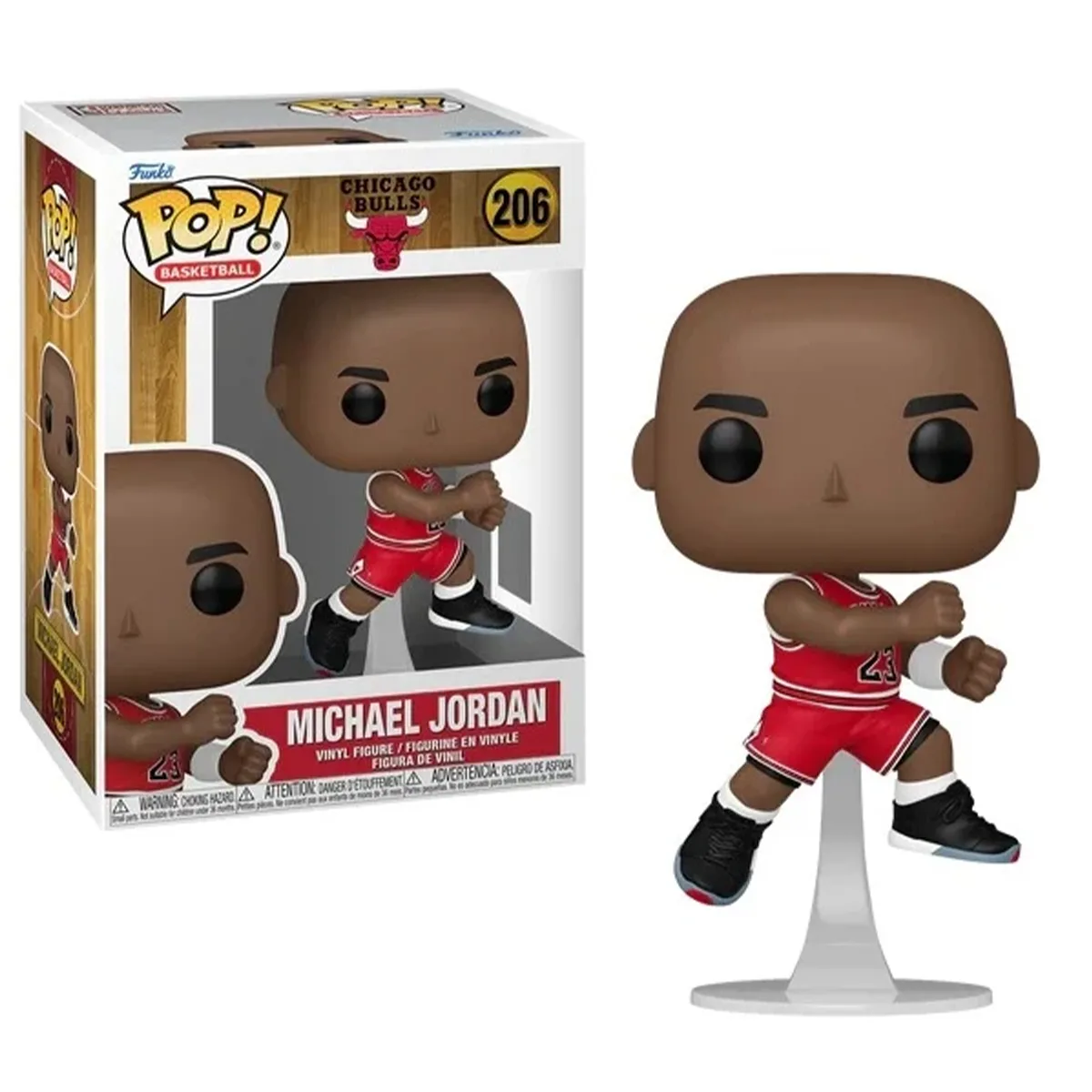 Funko Pop Michael Jordan 1989 The Shot Bulls NBA N° 206 Funko Pop Michael Jordan 1989 The Shot Bulls NBA Vinyl Figure N° 206 – Preordine
