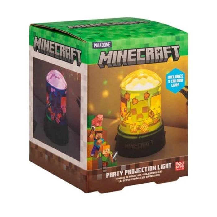 Minecraft Party Projection Light Lampada 13 cm