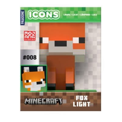 Minecraft Renard Icon Light Lampada LED 11 cm