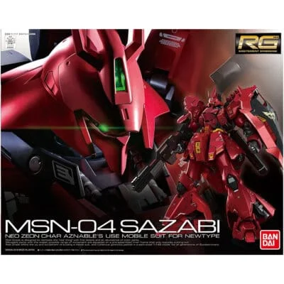 Gundam Sazabi RG MSN-04 Model Kit Bandai Real Grade