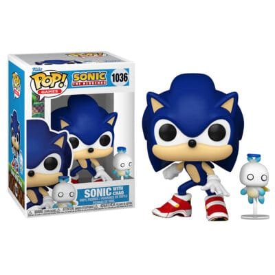 Funko Pop Sonic with Chao Sonic the Hedgehog Vinyl Figure N° 1036