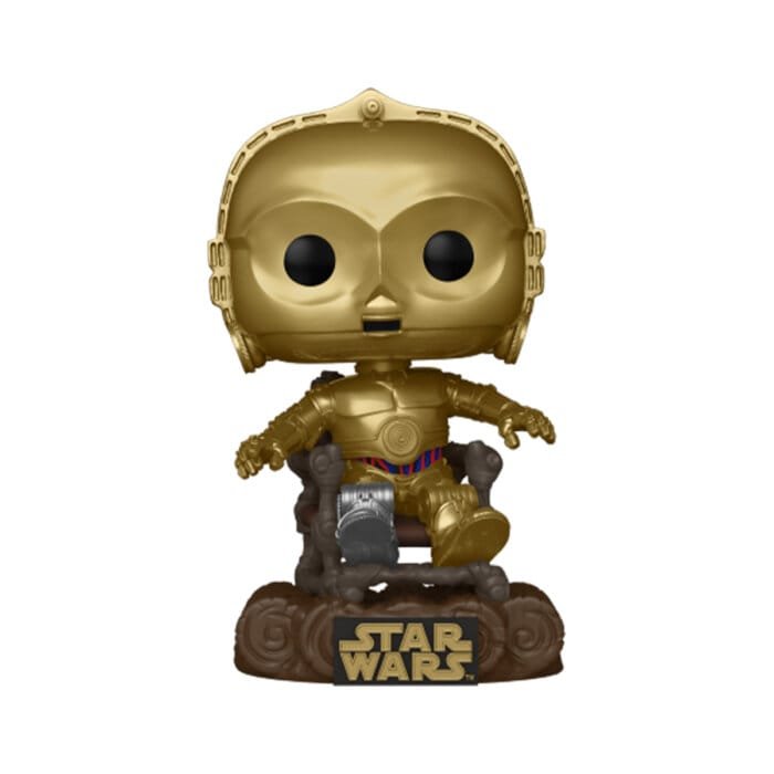Funko Pop C-3PO on Chair Star Wars 40th Anniversary Vinyl Figure N° 609