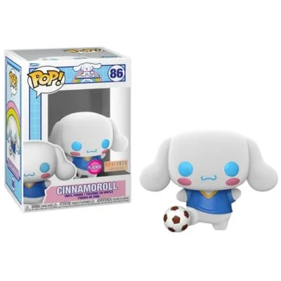 Funko Pop Cinnamoroll with Soccer Ball Flocked Hello Kitty Vinyl Figure N° 86
