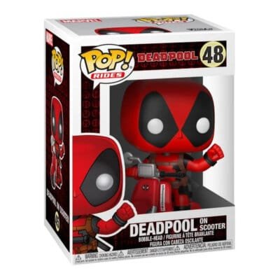 Funko Pop Deadpool on Scooter Pop Rides Marvel Vinyl Figure N° 48