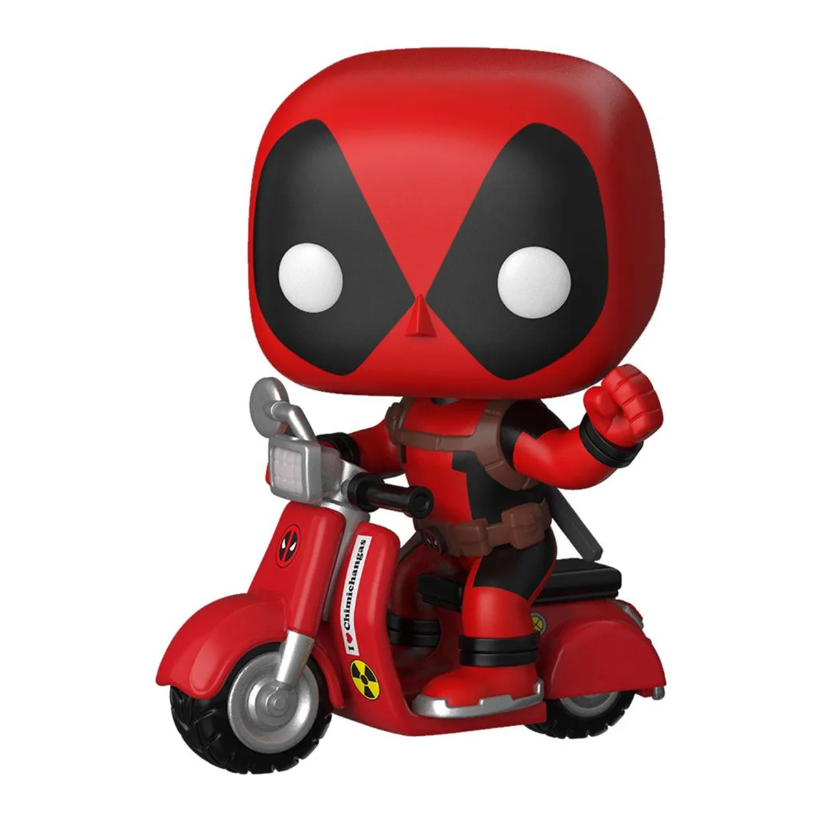 Funko Pop Deadpool on Scooter Pop Rides Marvel Vinyl Figure N° 48