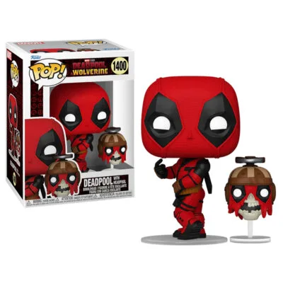 Funko Pop Deadpool with Headpool Deadpool 3 Vinyl Figure N° 1400