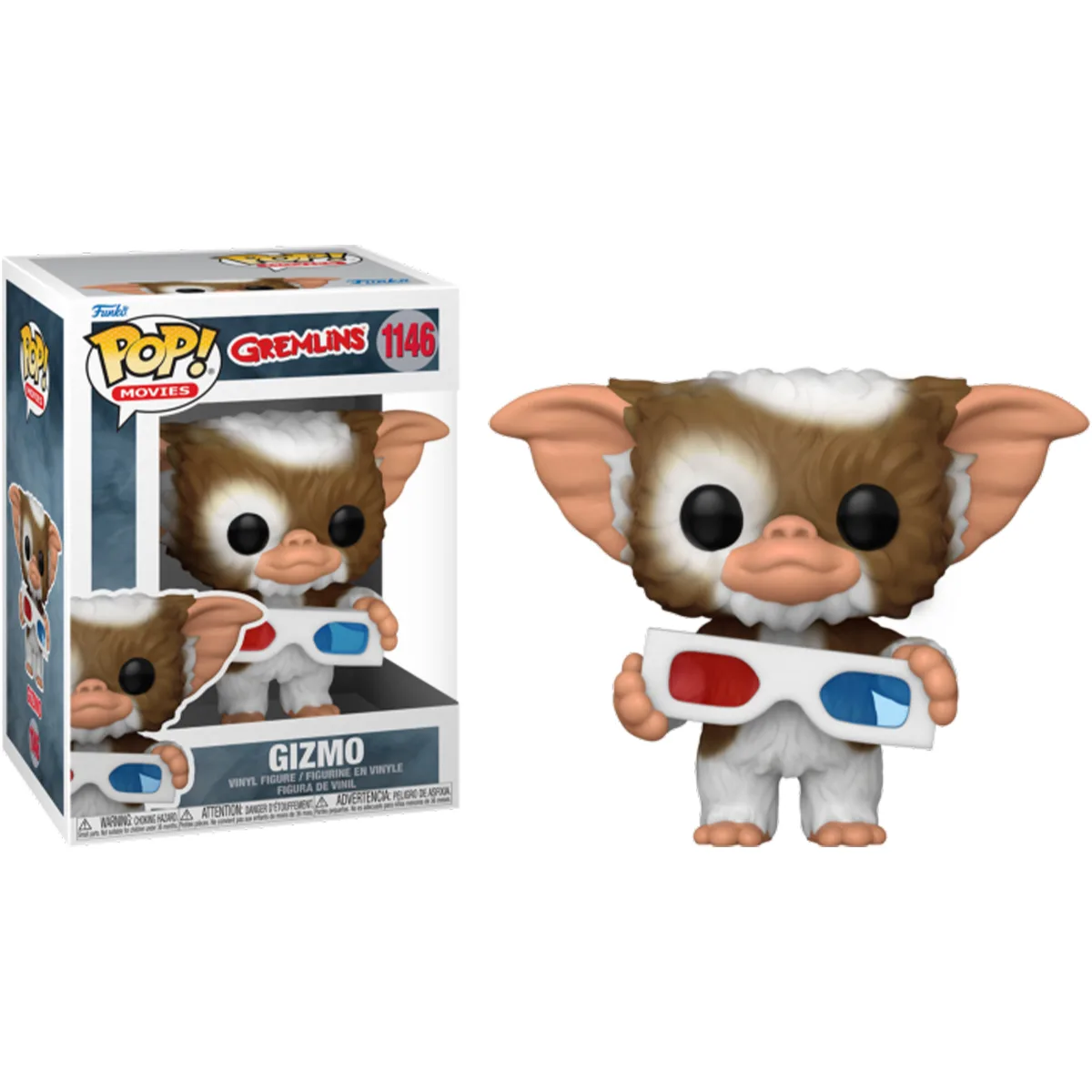 Funko Pop Gizmo with 3D Glasses Gremlins Vinyl Figure N° 1146