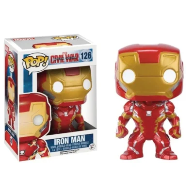 Funko Pop Iron Man Civil War Marvel N° 126