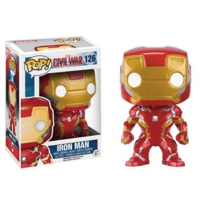 Funko Pop Iron Man Civil War Marvel Vinyl Figure N° 126