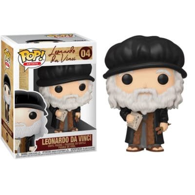 Funko Pop Leonardo da Vinci Artist Series Figura Storica N° 04