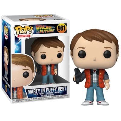 Funko Pop Marty in Puffy Vest Back to the Future Vinyl Figure N° 961