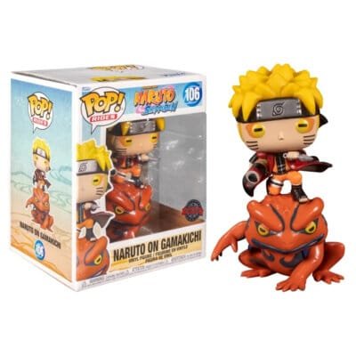 Funko Pop Naruto on Gamakichi Special Edition Naruto Shippuden Vinyl Figure N° 106