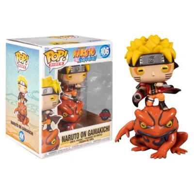 Funko Pop Naruto on Gamakichi Special Edition Naruto Shippuden Vinyl Figure N° 106