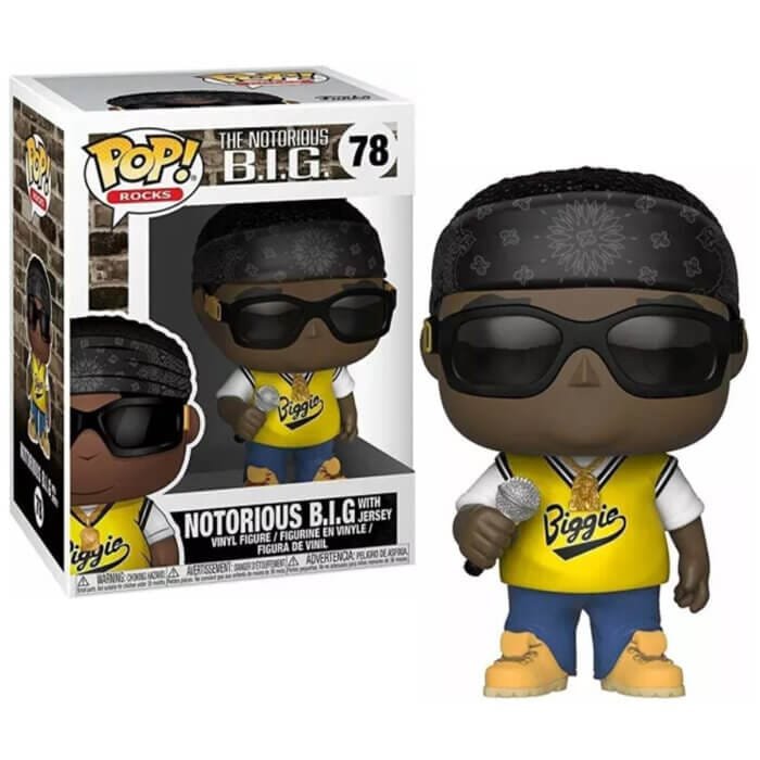 Funko Pop Notorious B.I.G. in Jersey Vinyl Figure N° 78