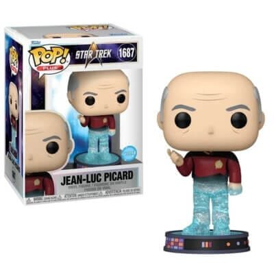Funko Pop Picard Star Trek Transporter Glitter Edition Vinyl Figure N° 1687