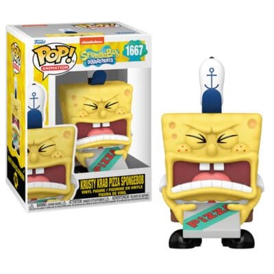 Funko Pop SpongeBob with Pizza SpongeBob SquarePants Vinyl Figure N° 1667
