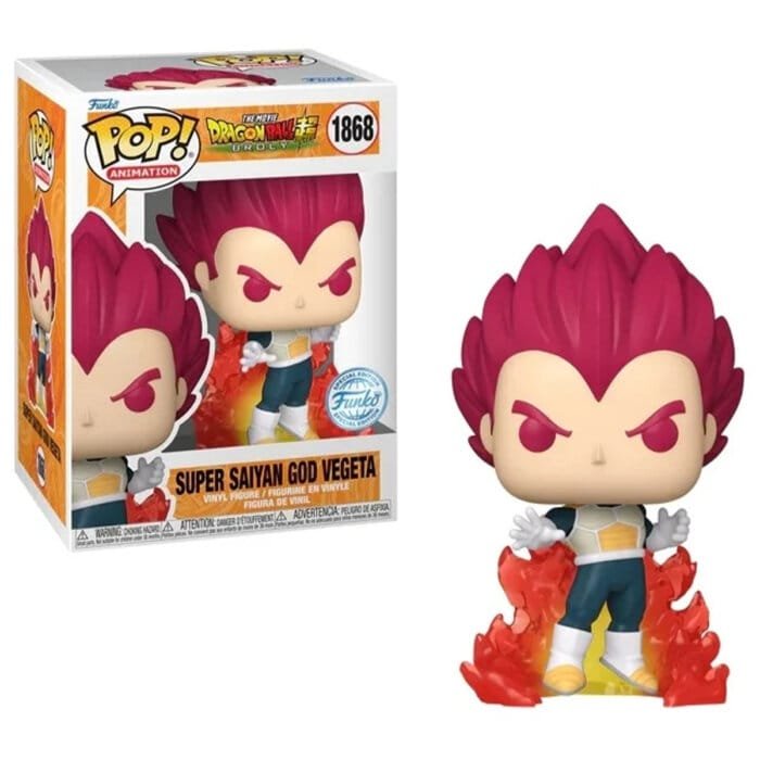 Funko Pop SSG Vegeta Dragon Ball Super Broly Special Edition N° 1868