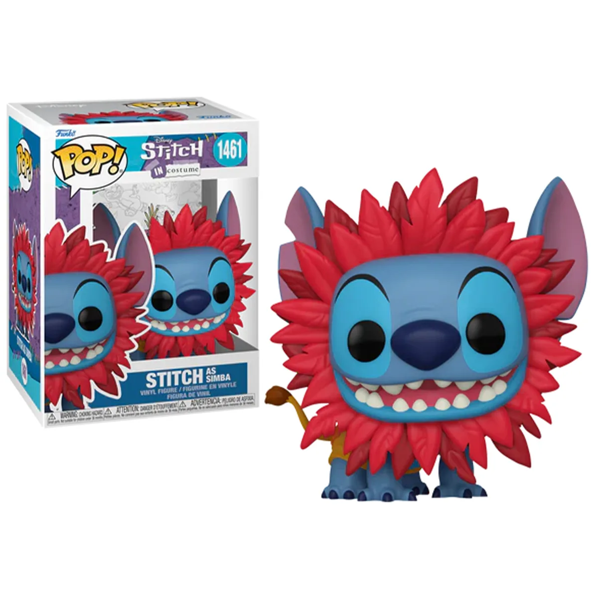 Funko Pop Stitch as Simba Disney Vinyl Figure N° 1461