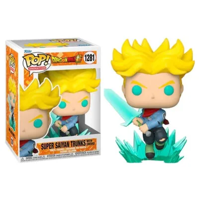Funko Pop Super Saiyan Trunks with Sword Dragon Ball Super Vinyl Figure N° 1281