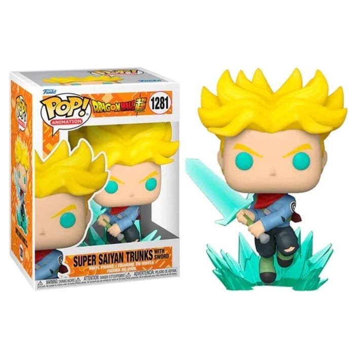 Funko Pop Super Saiyan Trunks with Sword Dragon Ball Super Vinyl Figure N° 1281