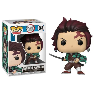 Figure in vinile Funko Pop Tanjiro Kamado 867 originale Demon Slayer