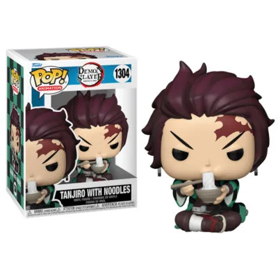 Funko Pop Tanjiro with Noodles Demon Slayer Vinyl Figure N° 1304