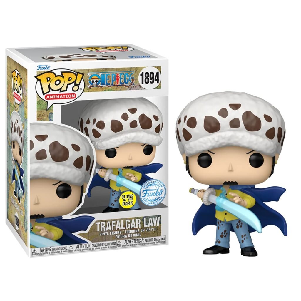 Funko Pop Trafalgar Law Blue Anesthesia Glow One Piece Special Edition N° 1894