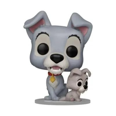 Funko Pop Tramp with Puppy Lady and the Tramp Disney N° 1554