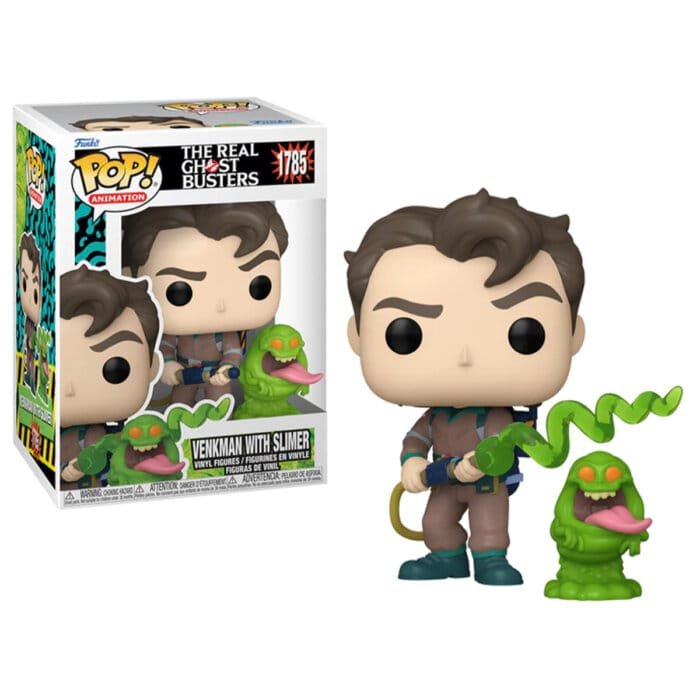Funko Pop Venkman with Slimer The Real Ghostbusters Vinyl Figure N° 1785